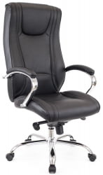 Кресло руководителя Кинг М экокожа Кремовый / King M