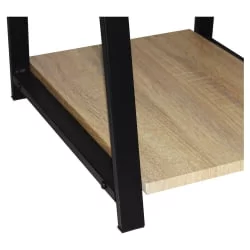 Стол на металлокаркасе БРАБИКС ЛОФТ CД-006 Дуб натуральный / BRABIX LOFT CD-006