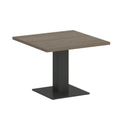 Стол журнальный квадратный ХОМЕ ОФФИCЕ ВР.СП-5-60.2Г Вяз Благородный/Антрацит металл / HOME OFFICE VR.SP-5-60.2G