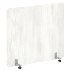 Перегородка на металлических опорах, на роликах Р-лине ДП.Р-160-140 Снежная Патина / R-line DP.R-160-140