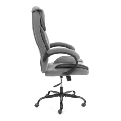 Кресло руководителя ОРЕОН металБЛ велюр, серый, 29 / OREON metalBL