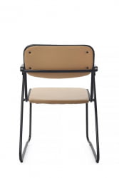 Кресло Никс Плус РCХ ОМКЛ-04Б Бежевый/Металл Черный / Nix Plus RCH OMKL-04B