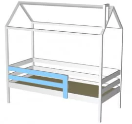 Кровать-домик РооРоом кд-3 Белый / RooRoom