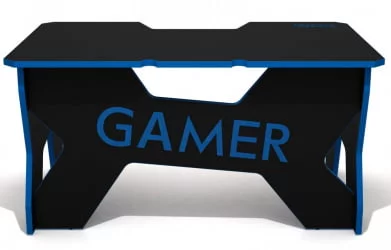 Стол геймерский Генериc Комфорт Гамер2/ДС/НБ Синий Черный / Generic Comfort Gamer2/DS/NB