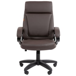 Кресло руководителя CХАИРМАН 794 ЛТ (ЛТ) экокожа Коричневый / CHAIRMAN (LT)