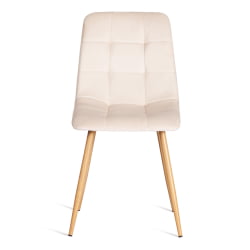 Стул CХИЛЛЙ (мод. 7094-1) вельвет/металл, 44,5х52,5х86 см, беиге (бежевый) ХЛР2 / натуральный / CHILLY (mod. beige HLR2