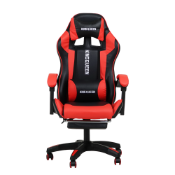 Геймерское кресло 1206 КИНГКУЕЕН цвет черный/красный с массажем 1206-блаcк-ред-масс / KINGQUEEN 1206-black-red-mass
