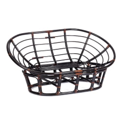 Диван МАМАСАН/МАМАСАН 23/02 В /с подушкой/ подушка 182х119 см, 169х102х80 см, Антикуе бровн (античный черно-коричневый), ткань, коричневый, 3М7 / MAMASAN/МАМАСАН W Antique brown