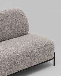 Диван Стоун нев ткань букле серо-бежевый / new