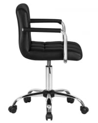 Офисное кресло для персонала ДОБРИН ТЕРРЙ (черный) 2 шт / DOBRIN TERRY