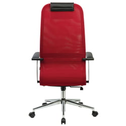 Кресло руководителя БРАБИКС ПРЕМИУМ Ултимате ЕКС-801 хром Черное/красное / BRABIX PREMIUM Ultimate EX-801