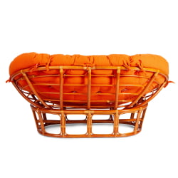 Диван МАМАСАН/МАМАСАН 23/02 В /с подушкой/ подушка 182х119 см, 169х102х80 см, Хоней (мед), ткань, оранжевый, С 23 / MAMASAN/МАМАСАН W Honey