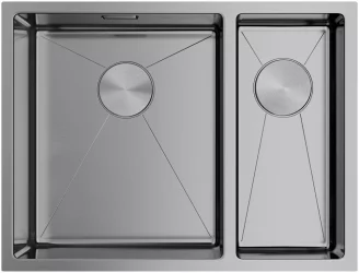 Мойка Омоикири Таки 58-2-У/Иф-Ин-Л Нерж.Сталь/Нержавеющая Сталь / Omoikiri Taki 58-2-U/If-In-L