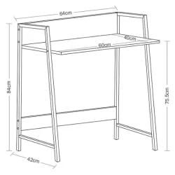 Письменный стол БРАБИКС ЛОФТ CД-003 Дуб натуральный / BRABIX LOFT CD-003