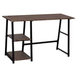 Стол на металлокаркасе БРАБИКС ЛОФТ CД-006 Мореный дуб / BRABIX LOFT CD-006