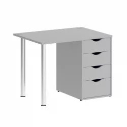 Стол письменный ХОМЕ ОФФИCЕ ВР.СП-3-98.4 Серый / HOME OFFICE VR.SP-3-98.4