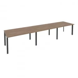 Стол переговорный (3 столешницы) ОНИКС О.МП-ПРГ-3.3 Дуб Аризона/Антрацит / ONIX O.MP-PRG-3.3