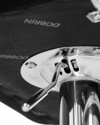 Стул барный ДОБРИН КРУГЕР АРМ Черный велюр МДЖ9-101 / DOBRIN KRUGER ARM MJ9-101