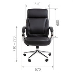 Кресло руководителя Чаирман 794 экокожа Черный / Chairman