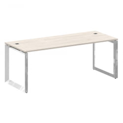 Стол рабочий руководителя на О-образном м/к ОНИКС ДИРЕCТ ЛУКС М-О.МО-СРР-6.8 Денвер светлый / ONIX DIRECT LUX M-O.MO-SRR-6.8