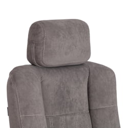 Кресло ОКСФОРД хром флок , серый, 29 / OXFORD