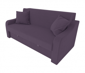 Диван Аккорд Большой (Берхоусе) Цвет фасада: Бордо Велюто 25; Тип: Прямой; Материал фасада: Металл/Велюр / (Berhouse)