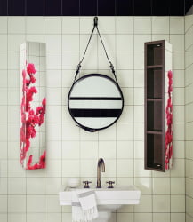 Настенный шкаф для гостиной Хоп Шелф Арт Венге