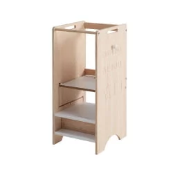 Детский стул из дерева Микуна Тротта МОНТ-1872 Ватервоод/Вхите / Micuna Trotta MONT-1872 Waterwood/White