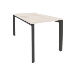 Рабочая станция на П-образном м/к ОНИКС О.МП-Д.РС-2.0.7 Денвер Светлый/Антрацит / ONIX O.MP-D.RS-2.0.7