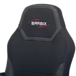 Кресло компьютерное БРАБИКС Алпха ГМ-018 Черное / BRABIX Alpha GM-018