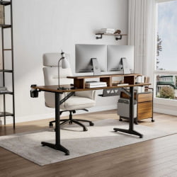 Стол для компьютера (для геймеров) ЕУРЕКА ГИП 60, Валнут ЕУРЕКА ГИП 60 Валнут / EUREKA GIP Walnut EUREKA GIP Walnut