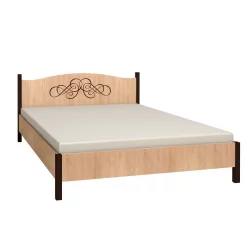 Кровать (1800) АДЕЛЕ 1 Дуб Сонома/Орех шоколадный(спальня) / ADELE