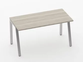 Стол прямой Дека Л-обр. каркас 73.07.14 Дуб Сантана светлый / Deka