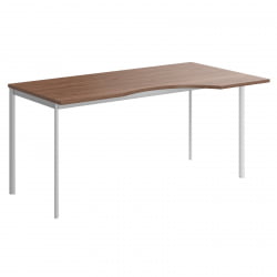 Стол эргономичный ИМАГО-С CА-1С(Л/Р) ясень шимо алюминий / IMAGO-S CA-1S(L/R)