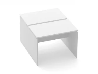 Рабочий модуль Дека ЛДСП каркас 75.125.10 Белый / Deka