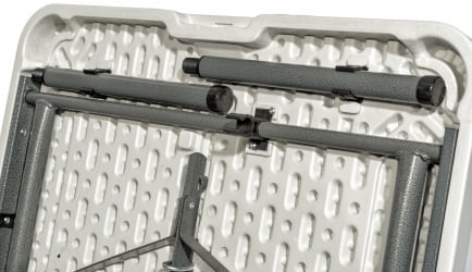 Стол складной чемодан пластиковый Кейт 120, стальной каркас, полиэтилен высокой плотности (ХДПЕ) / (HDPE)