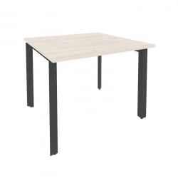 Стол переговорный (1 столешница) ОНИКС О.МП-ПРГ-1.1 Денвер Светлый/Антрацит / ONIX O.MP-PRG-1.1
