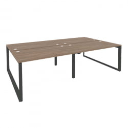 Рабочая станция на О-образном м/к ОНИКС О.МО-Д.РС-4.3.8 Дуб Аризона/Антрацит / ONIX O.MO-D.RS-4.3.8