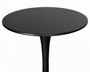 Дизайнерский стол МИА БАР (черная столешница, черное основание) / MIA BAR