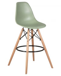 Стул барный ДОБРИН ДСВ БАР (ножки светлый бук, цвет мятный (НКС-Г-09)) 2 шт / DOBRIN DSW BAR (NX-G-09))