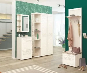 Зеркало в прихожую Тиффани 47.17 Сосна Астрид Мелинга