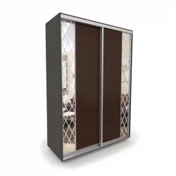 Шкаф-купе 2-х дверный Акцент-Вера КР 1400х600 Венге