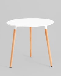 Стол круглый ЕАМЕС ДСТ НЕВ Д=80 белый / EAMES DST NEW D=80