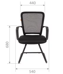 Кресло для посетителей CХАИРМАН 698 В (В) Синий / CHAIRMAN (V)