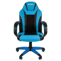 Геймерское кресло БРАБИКС Танто ГМ-171 Черное/голубое / BRABIX Tanto GM-171