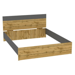 Кровать Алиса(Л20)1647х903х2063(ДВ-Графит) / Алиса(L20)1647х903х2063(ДВ-Графит)