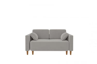 Диван прямой Ультра (Берхоусе) Цвет фасада: Левис 08 велюр; Тип: Прямой; Материал фасада: Металл/Велюр / (Berhouse)