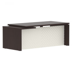 Стол руководителя правый Торр ЛУКС ТЛCТ 209 Р Венге Магия Латте / Torr LUX TLCT R