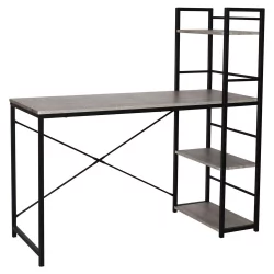 Стол на металлокаркасе БРАБИКС ЛОФТ CД-005 Дуб антик / BRABIX LOFT CD-005