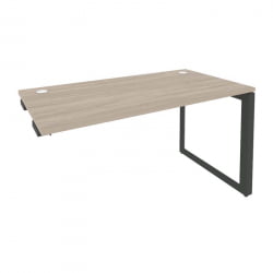 Стол-приставка на О-образном м/к к опорным элементам ОНИКС О.МО-СПР-3.7 Дуб Аттик/Антрацит / ONIX O.MO-SPR-3.7